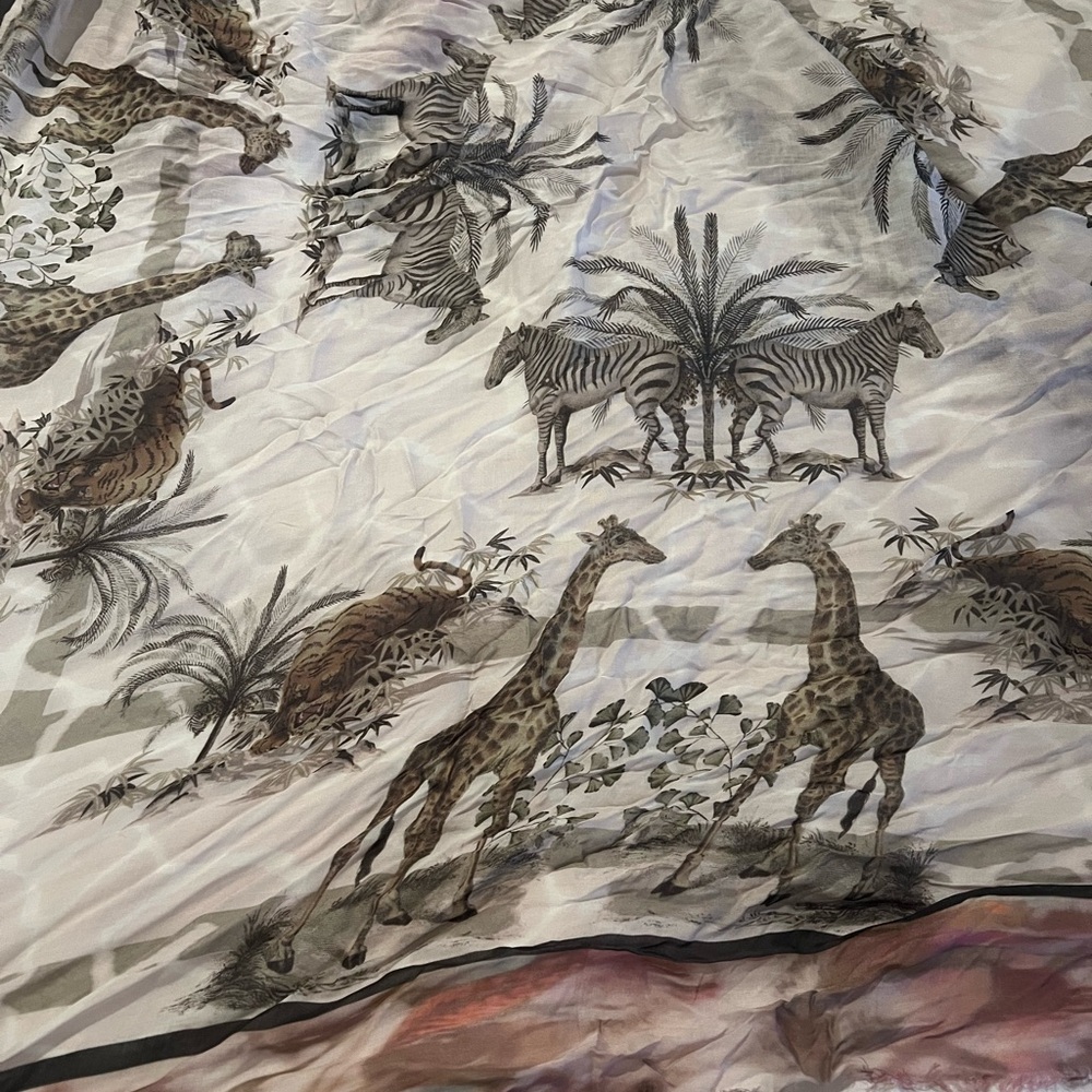 Exotic Safari Animal Print Scarf